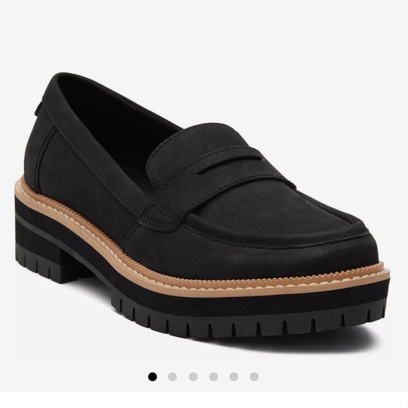Toms Shoes - Tom’s NWT Cara Black Penny Loafer Women's Size 10